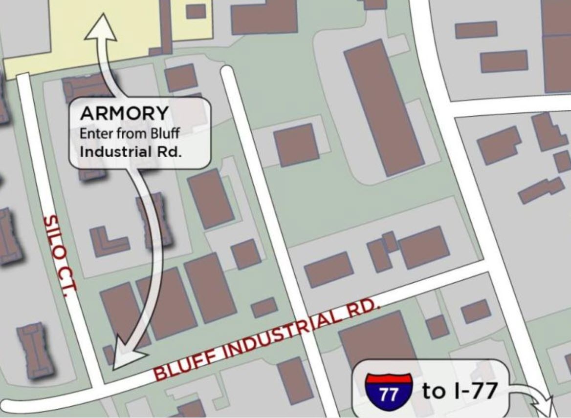 Armory parking address