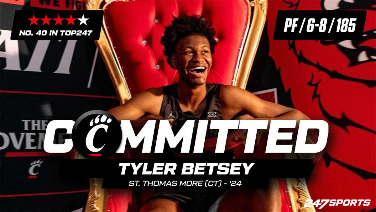 Wes Miller, Cincinnati land Tyler Betsey, No. 40 basketball recruit in the country