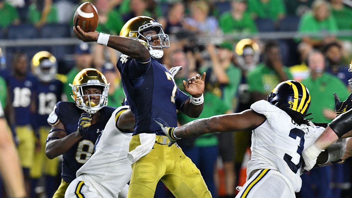 College football rankings, grades: Michigan earns 'A', Notre Dame an 'F' in Week  2 report card 