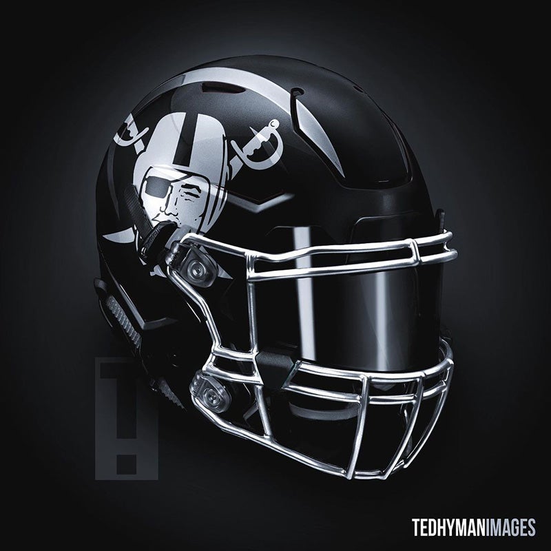 Totally cool two-tone helmets for every NFL team