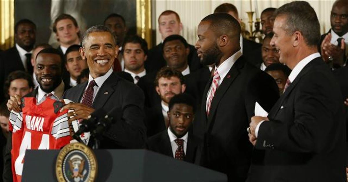 Obama Honors Buckeyes At White House