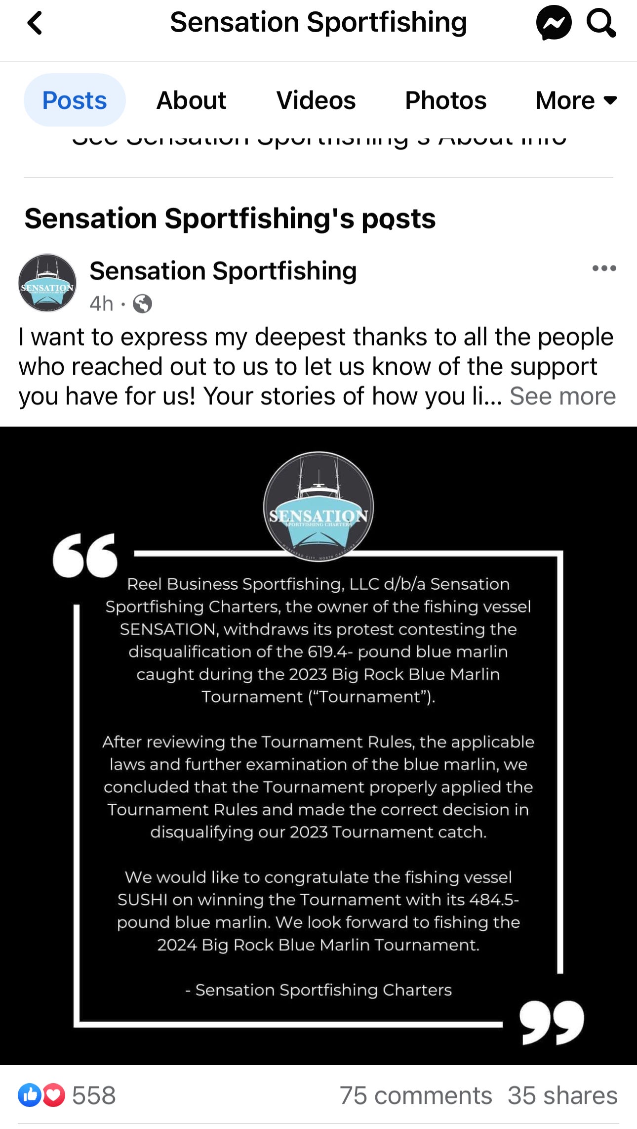 65th Annual Big Rock tournament ---Kids Rock starting today