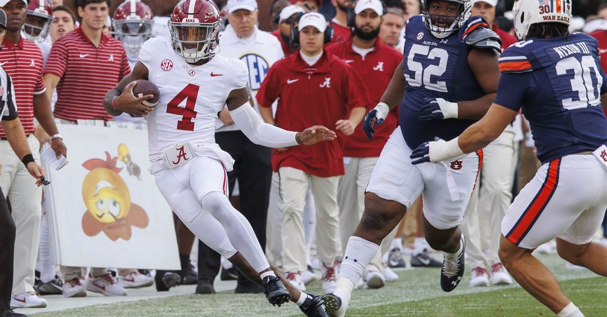 Early lines for seven Alabama football games