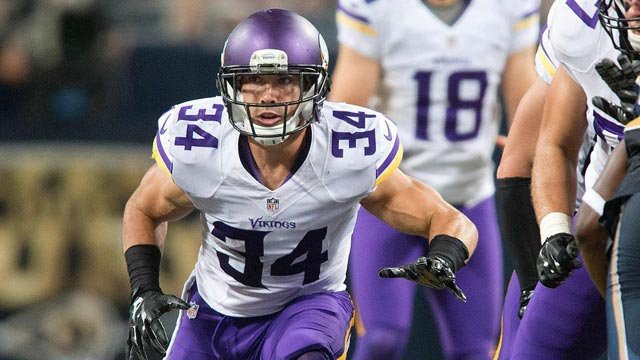 Minnesota Vikings Andrew Sendejo Color Rush Jersey in 2023