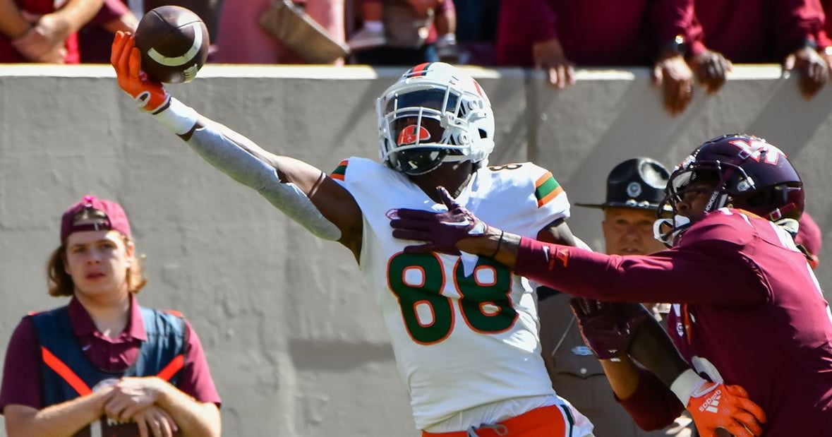 'I believe in you': WR Colbie Young steps up in win over Hokies