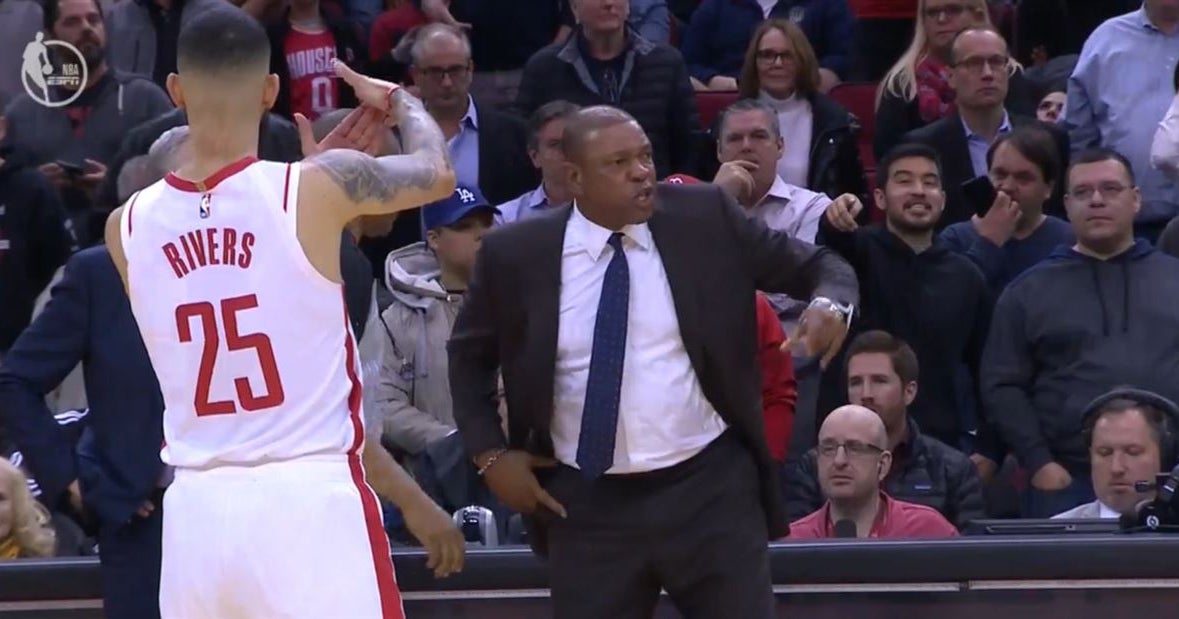 Austin Rivers begs for father Doc Rivers to get ejected on court