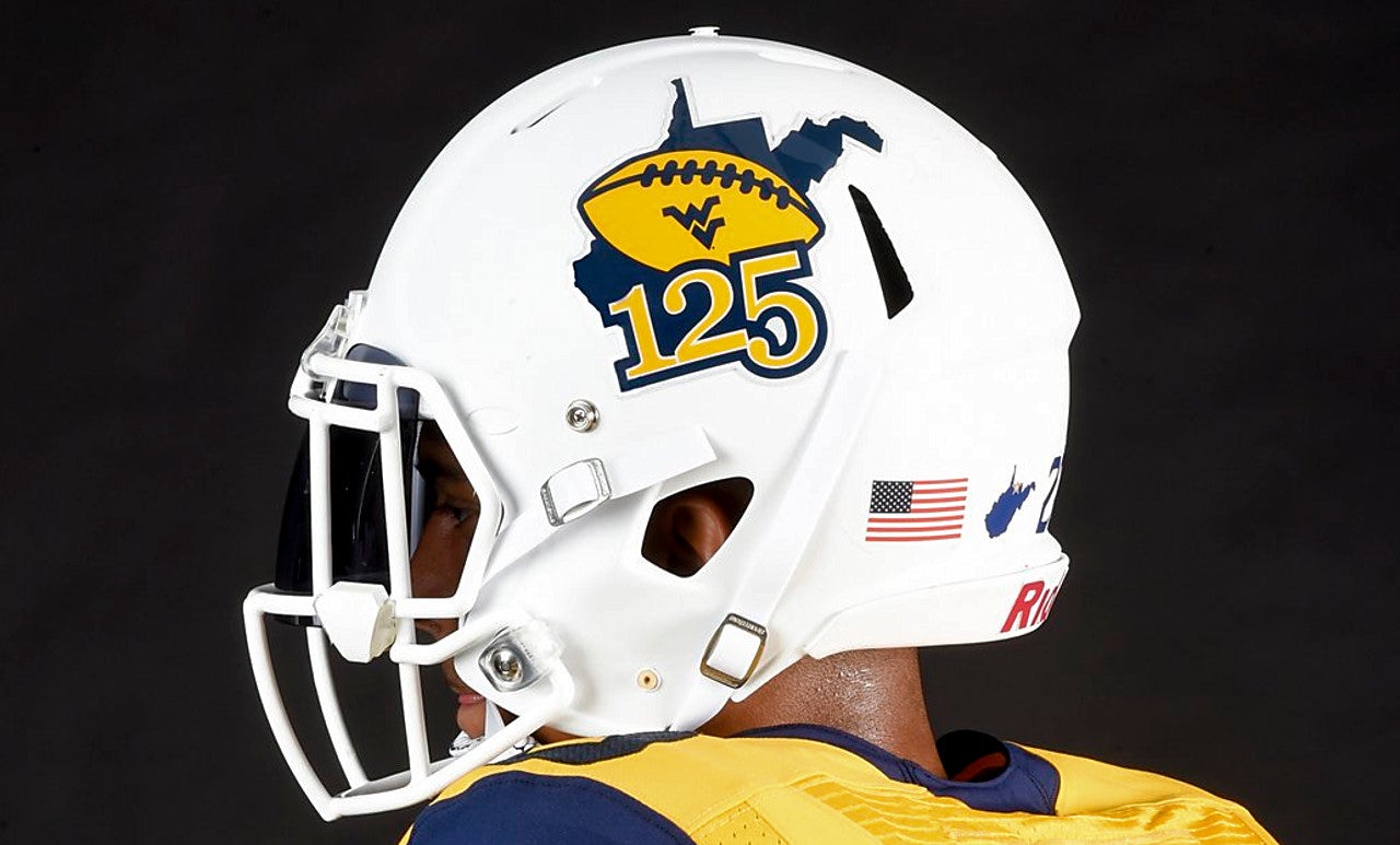 wvu full size helmet