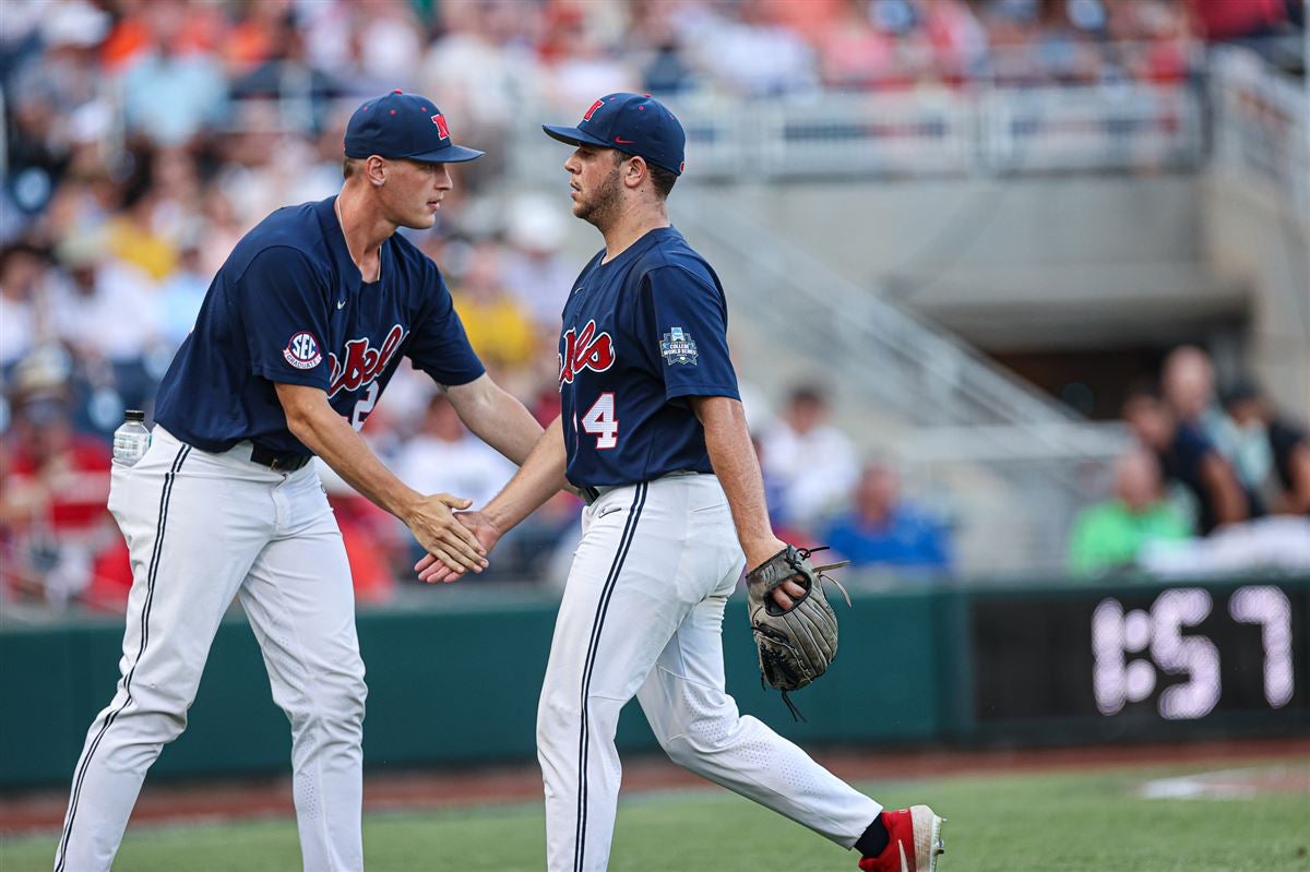 Ole Miss takes down Auburn in Men's College World Series behind Dylan  DeLucia's stellar start