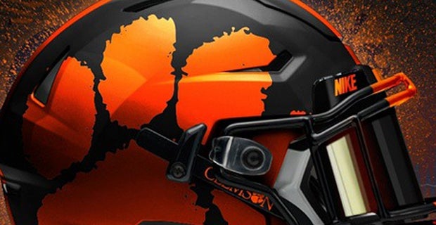 clemson motorcycle helmet Tigers College Football Collectible Mini | Picture Inside WHAT YOU GET Clemson Tigers custom fullsize Riddell