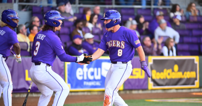 No. 2 LSU bats gets hot in win over Southern