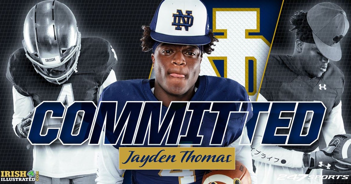 BREAKING: Four-Star WR Jayden Thomas Commits to Notre Dame