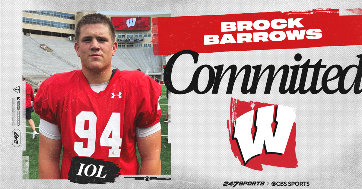 BREAKING: 2028 OL Brock Barrows commits to Wisconsin