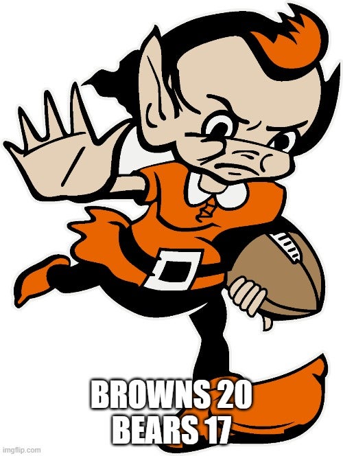 Totally Official Watercooler Browns vs. Bears Thread