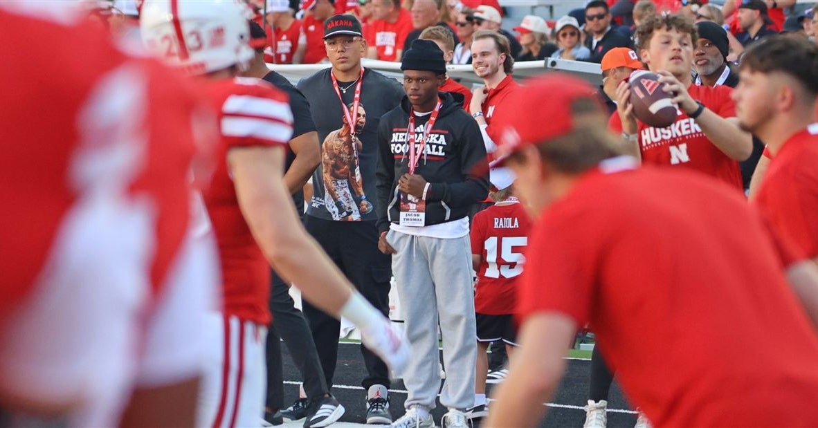 Nebraska impresses 2027 Pitt commit Jacob Thomas on visit