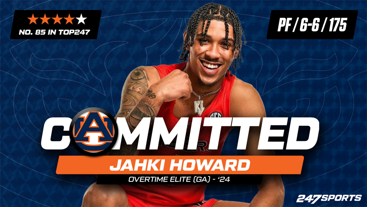 Auburn hoops lands commitment from 4-star forward Jahki Howard