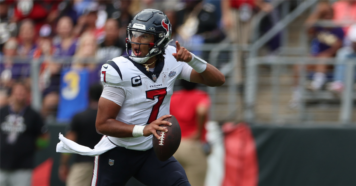 Texans' Stroud takes beating in opener, sacked five times in 25-9 loss to  Ravens