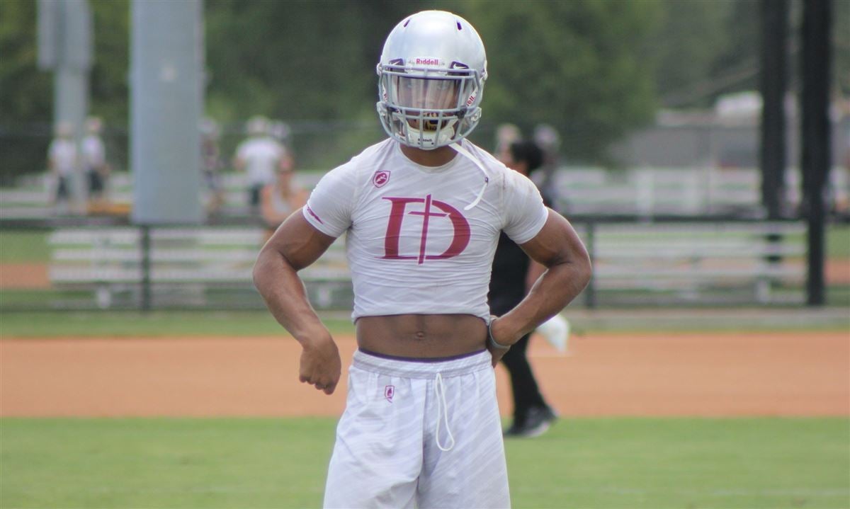 Derek Stingley Jr 24 The Dunham School Tigers White Football Jersey 2 —  BORIZ