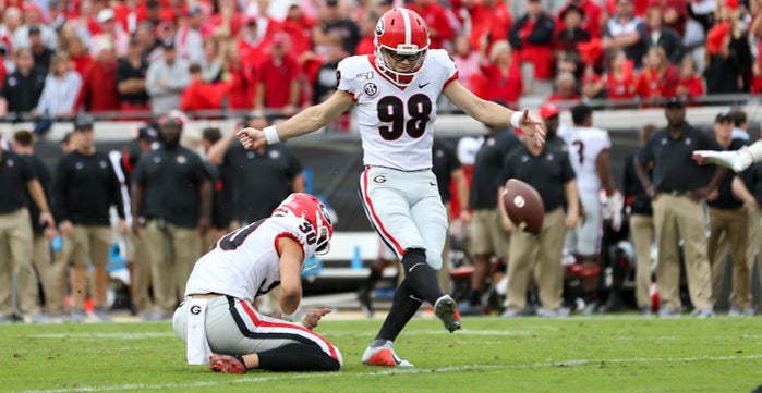 Georgia's Rodrigo Blankenship Named Burlsworth Trophy Finalist, Sports