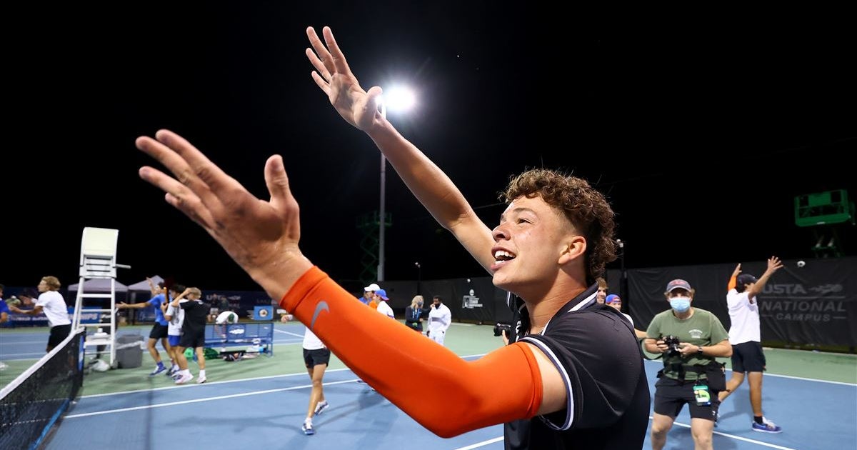 Ben Shelton, rising star and former Gators tennis champion, selected as