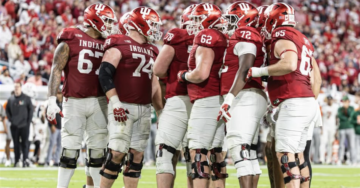 Indiana tabbed No. 1 offensive line unit in college football entering 2026 season by CBS Sports