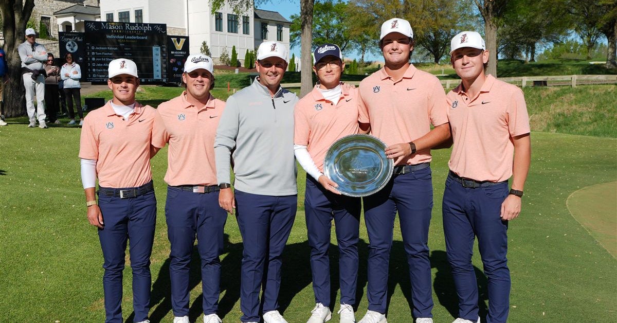 Auburn men's golf goes back-to-back at Mason Rudolph Championship with ...