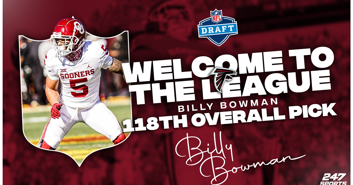Oklahoma's Billy Bowman Jr. selected by Atlanta Falcons in 4th round of