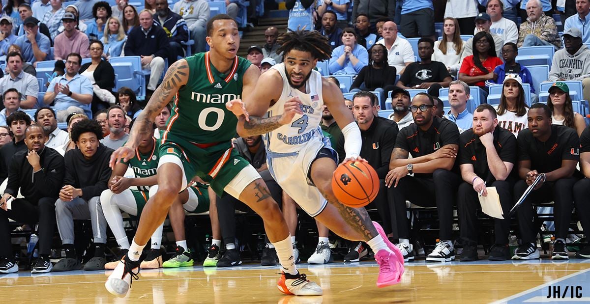 R.J. Davis’ Virtuoso Effort Helps UNC Survive Miami