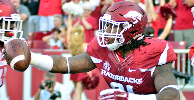 Arkansas' Darius Philon, 'jacked to get out there,' performs well