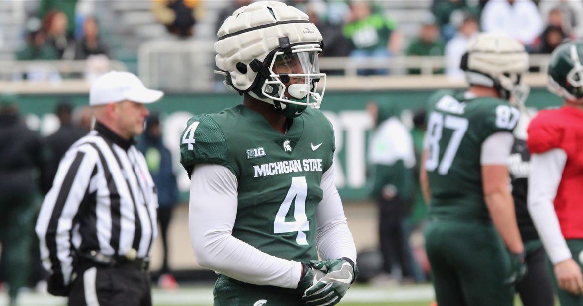 Freshman WR Germie Bernard flourishing in first Michigan State training ...