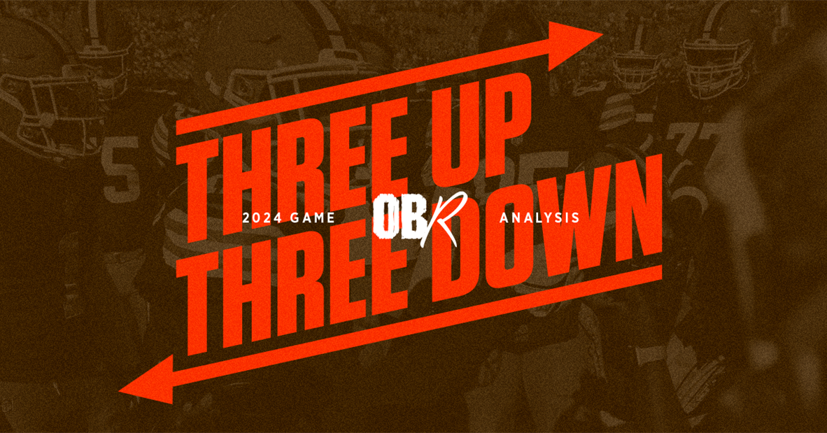 Three Up, Three Down Cleveland Browns vs Los Angeles Chargers