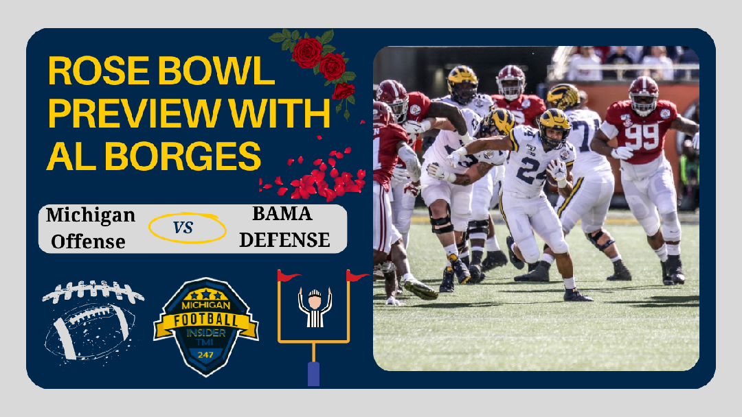 Michigan Rose Bowl Offensive Preview With Al Borges: Figure Out Ways To ...