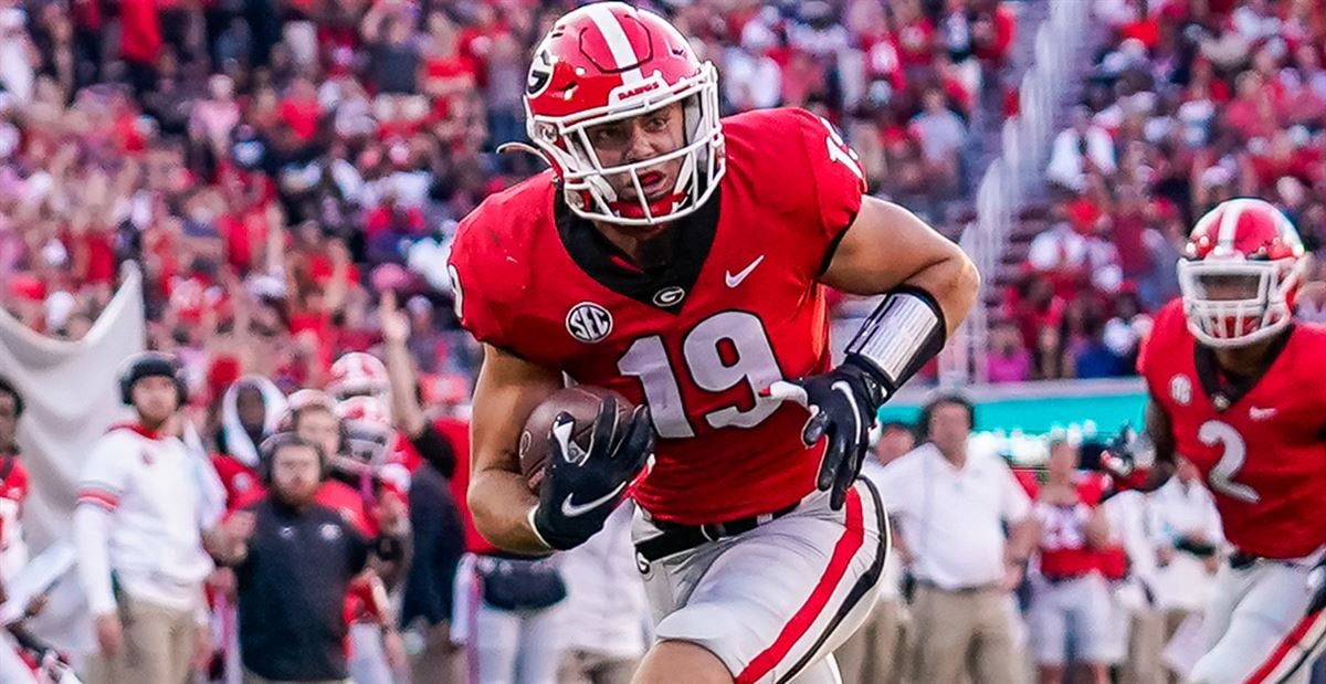 Brock Bowers (Georgia TE #19) Vs. Alabama 2021 