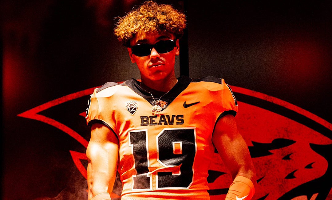 Oregon State WR commit Logan Saldate checks out Corvallis for first time