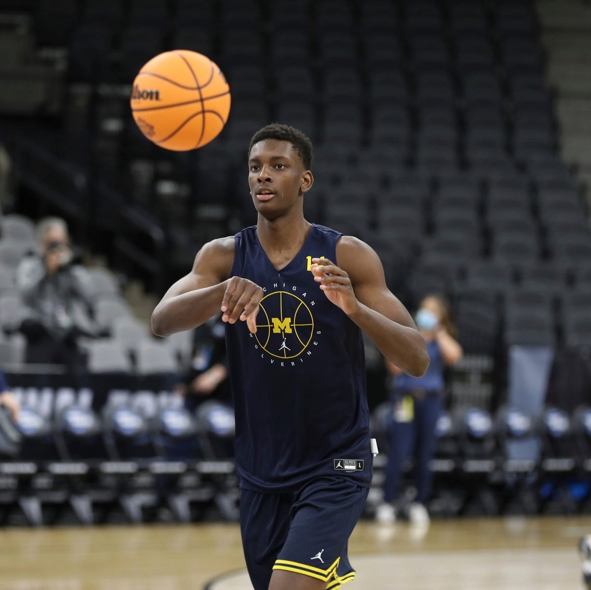 Moussa Diabate working out with Atlanta Hawks on Monday 