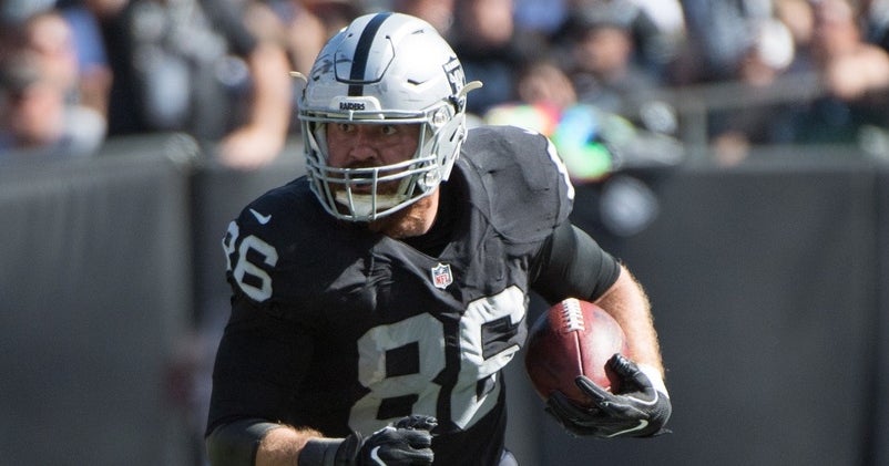 jon gruden explains decision to cut tight end lee smith oakland raiders tight end depth chart