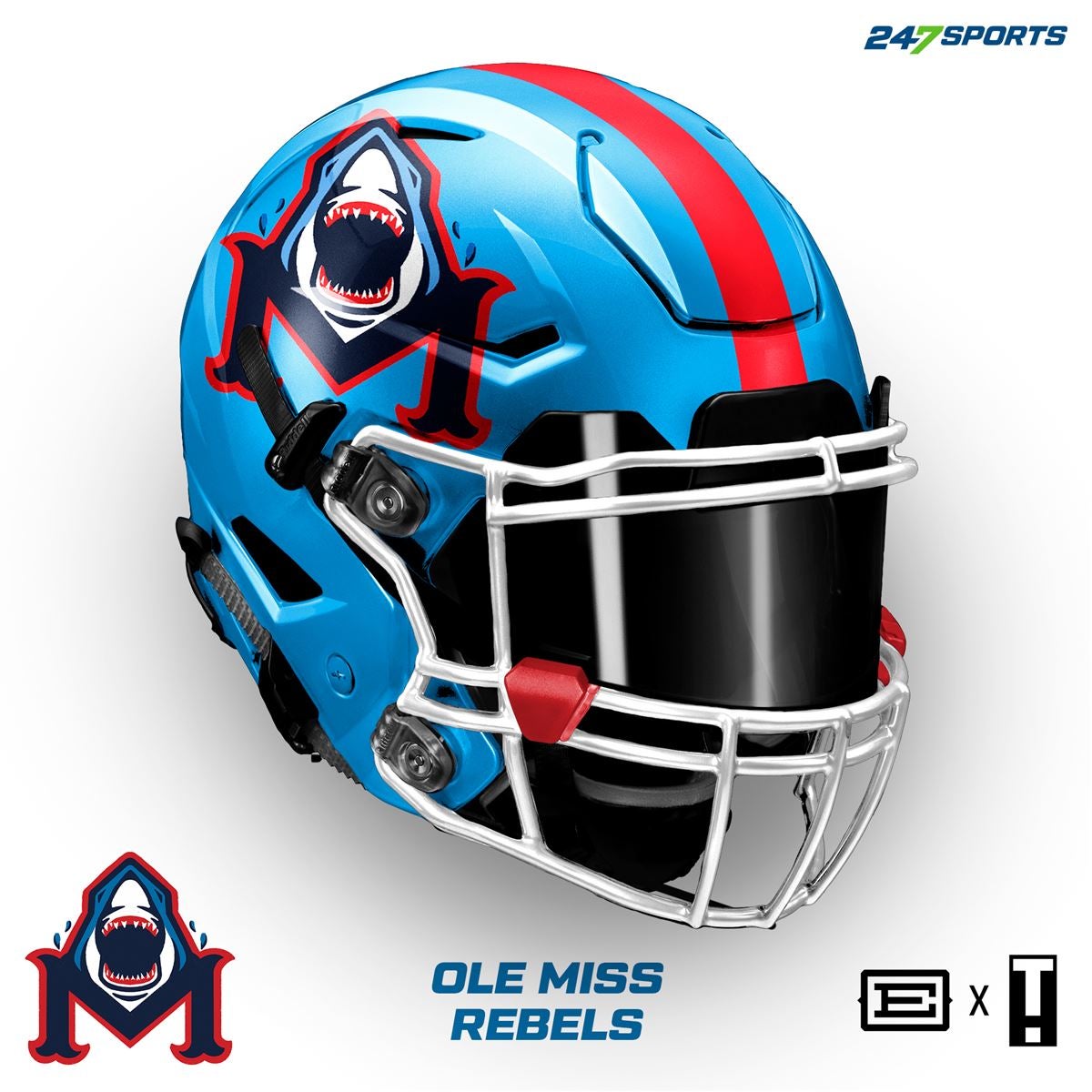 ole miss new helmets