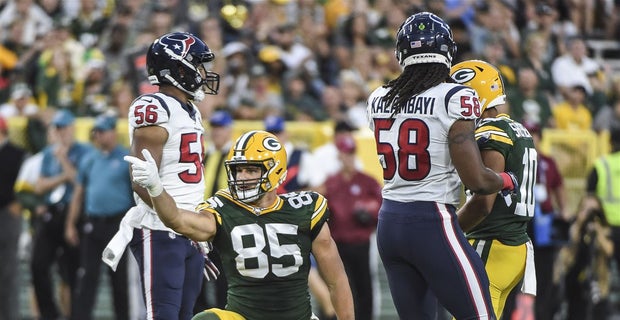 Packers Inactives Robert Tonyan Danny Vitale Active