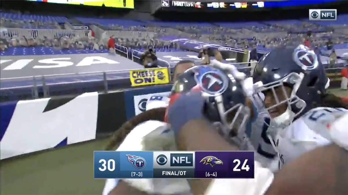 WATCH: Titans' Derrick Henry Walks Off Ravens With Long TD In OT