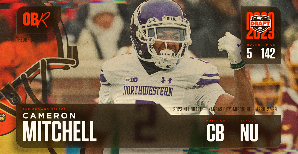 Cleveland Browns select Northwestern CB Cam Mitchell with second  fifth-round pick