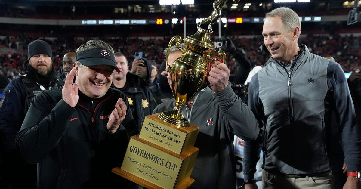 Everything Kirby Smart said after Georgias 8OT victory over Georgia Tech  247Sports