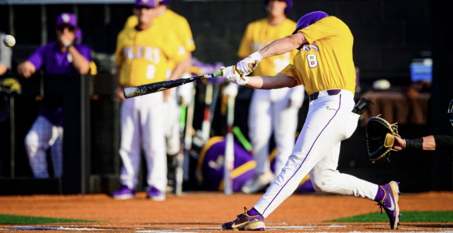 LSU Second Baseman Gavin Dugas - Feb. 28, 2023