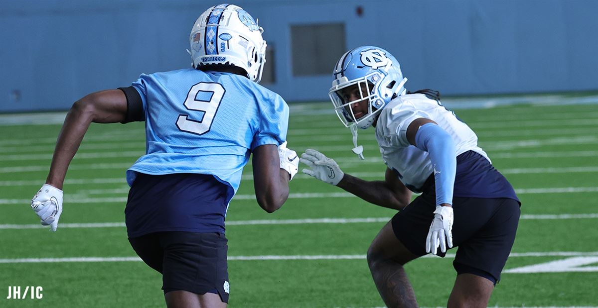 Tez Walker Leading UNC's Scout Team Offense in Practice