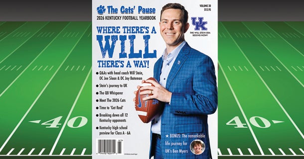 Where to find 2026 Cats' Pause Kentucky Football Yearbook