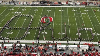 Ohio State Marching Band pregame show with Script Ohio, Carmen Ohio