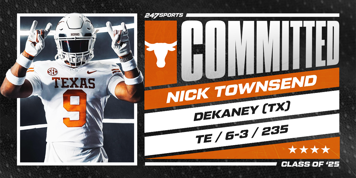 Texas lands highest-ranked TE prospect of Steve Sarkisian era in Top247 ATH  Nick Townsend