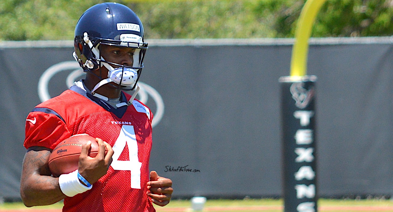 Houston Texans Fined, Docked Draft Pick For Deshaun Watson Training Debacle  - Battle Red Blog