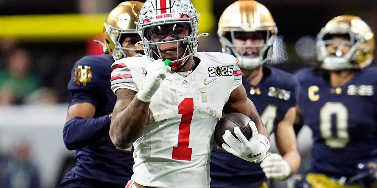 Quinshon Judkins selected by Cleveland Browns in the second round of the  2025 NFL Draft