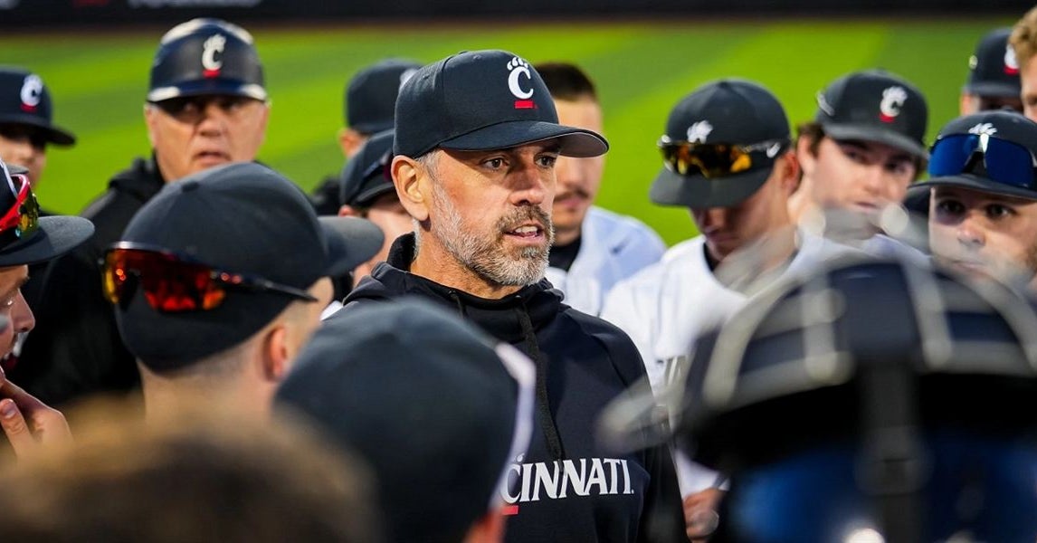 Cincinnati head baseball coach Jordan Bischell previews Mississippi State matchup