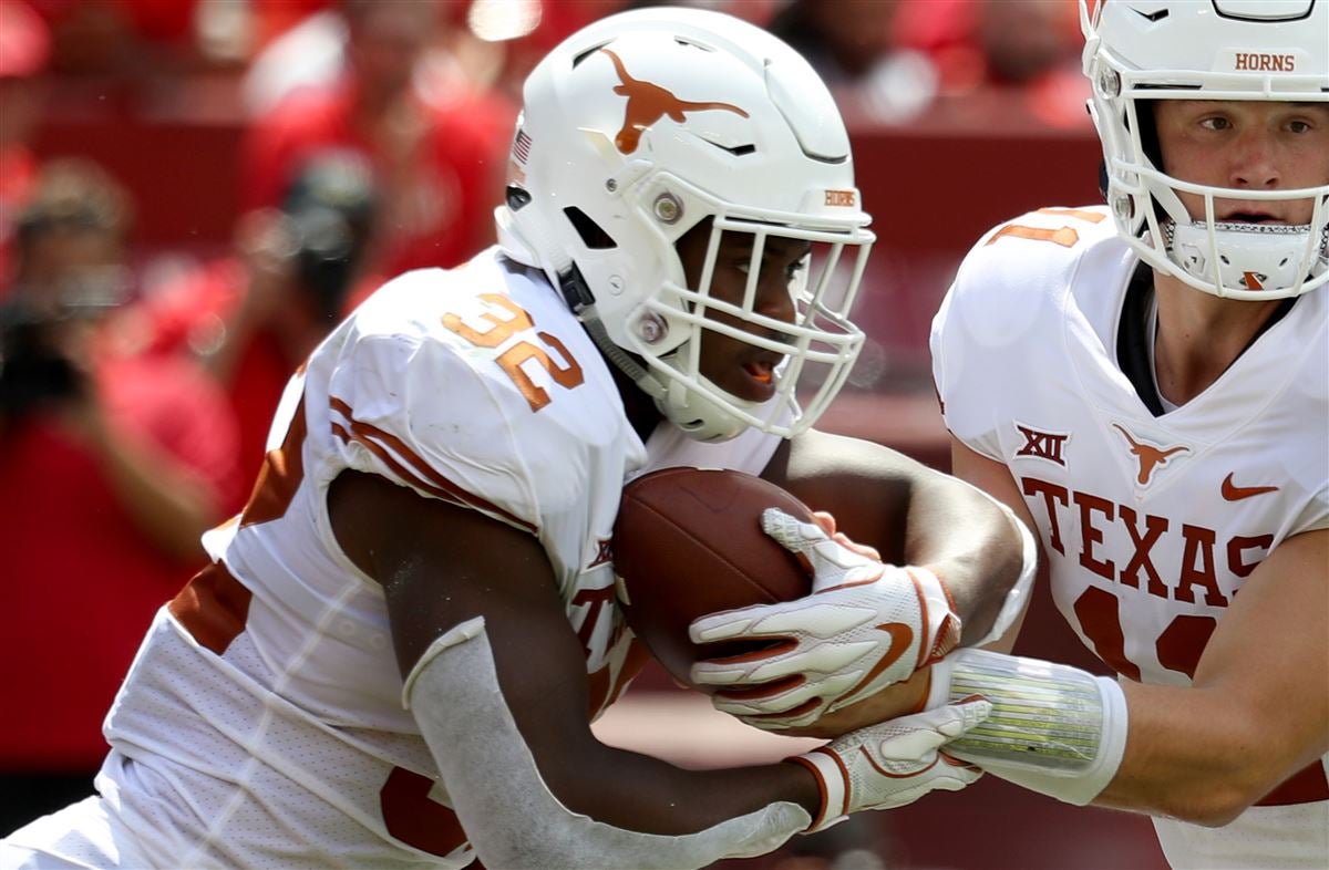 Texas RB Keaontay Ingram sidelined with ankle sprain