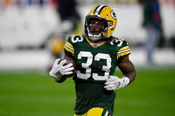 Report: Aaron Jones active for Packers against 49ers